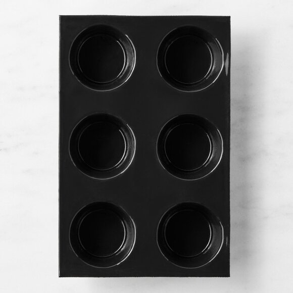 Flexipan® Nonstick Silicone Muffin Mold, 6-Well-USED once - Picture 1 of 4